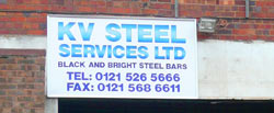 K V Steel Service Ltd, Darlaston, West Midlands steel stockists